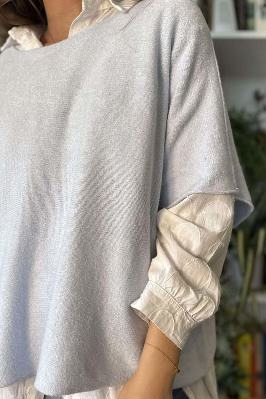 Conrad Layer Knit Ice